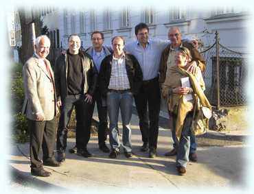 Gruppenphoto mit Professor Bartacek, Martin, Haribo, Robin, Werner, Herbert und Gabi