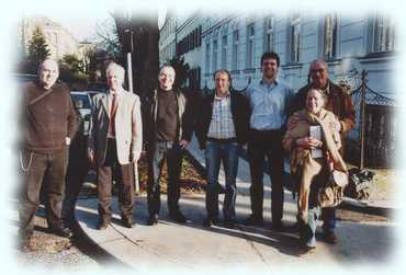 Gruppenphoto mit Oliver, Professor Bartacek, Martin, Robin, Werner, Herbert und Gabi