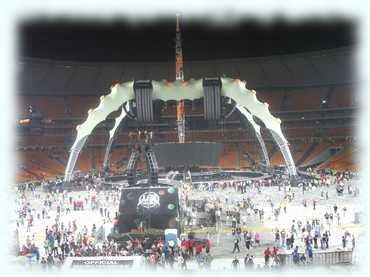 Die Claw im FNB-Stadion von Johannesburg