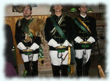 Auszug der Chargierten