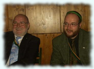 AH Cadfael und AH Azrael am Kommerstisch