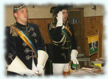 Das Präsidium der Osterfestkneipe