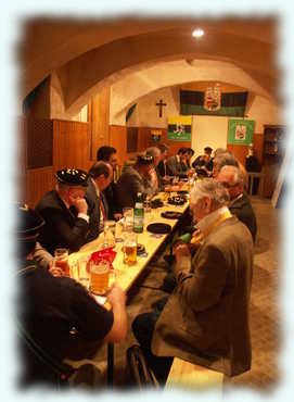 Blick in den Kommersraum