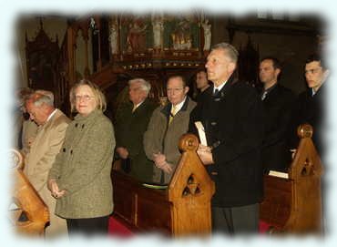 Bundesbrüder in der Kirche