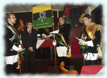 x Tintifax, Fuchs Horus, Jailbird mit der Standarte und FM Centurio x Tintifax, Fuchs Horus, Jailbird mit der Standarte und FM Centurio
