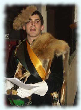 FM Centurio bei der Burschungsrede FM Centurio bei der Burschungsrede