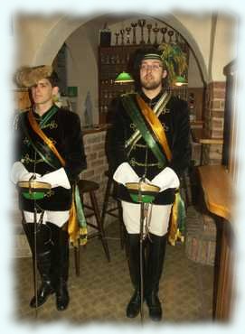 Einzug der Chargierten FM Centurion und x Tintifax