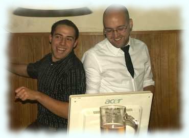Bbr Blacky und Bbr Tintifax als DJs und VJs