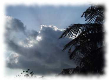 Regenwolke im Anmarsch