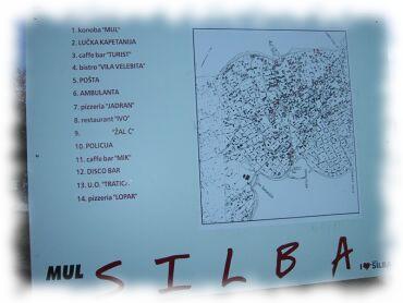«Stadt»-Plan von Silba