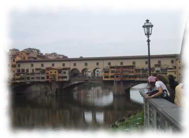 Ponte Vecchio vom Uffizium aus gesehen