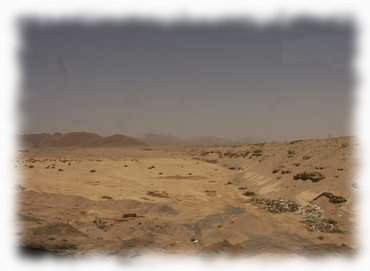 Die endlose Sandwüste Ägyptens