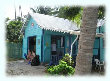 Das Büro von Dive Bequia