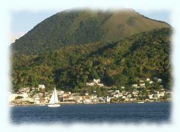 Blick auf Soufriere