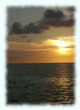 Sonnenuntergang in der Admirality Bay auf Bequia