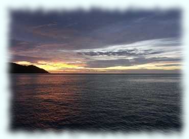 Sonnenuntergang in der Anse Lazio auf Praslin