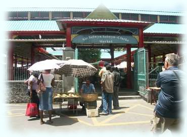 Eingang zum Markt in Victoria