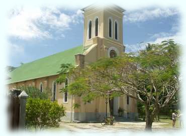 Kirche auf La Digue