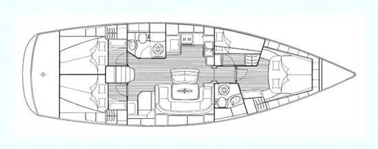 Grundriss der Bavaria 46