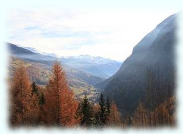 Blick in das Obere Drautal von Heiligenblut aus