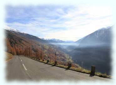 Großglockner Hochalpenstraße und der Blick in das Obere Mölltal