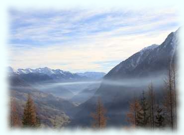 Blick in das Obere Mölltal von der Großglockner Hochalpenstraße