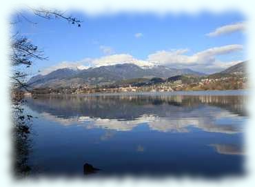 Blick über den Millstätter See nach Seeboden