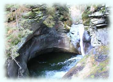 Wasserfall der Malteiner Wasserspiele