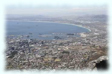 Kapstadt und die Bucht vor Kapstadt