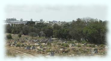 Ein Friedhof entlang der Strecke zwischen George und Knysna