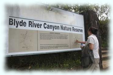 Orientierungskarte Blyde River Canyon Nature Reserve mit Ute