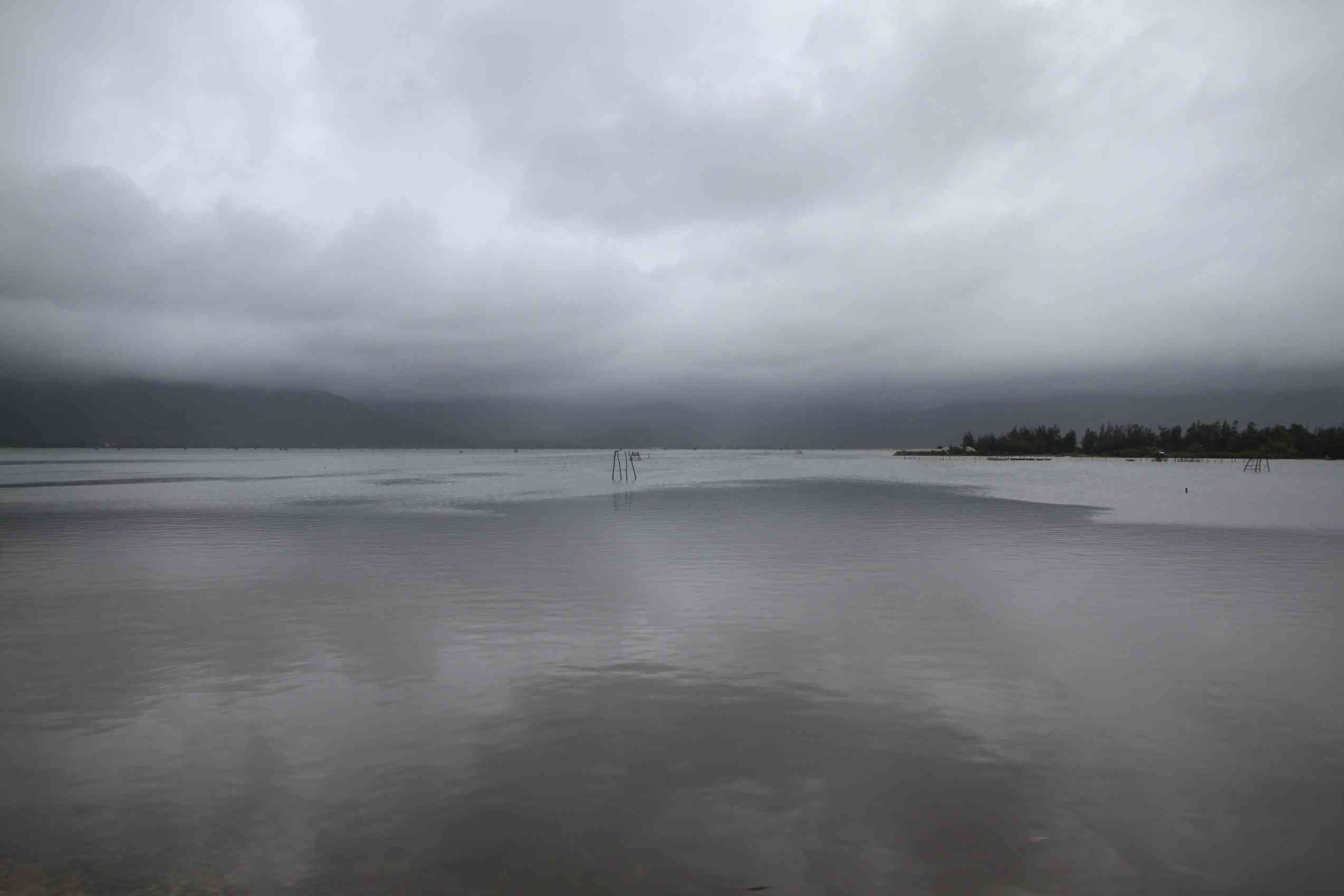 Blick über die Lagune ba Lang Co