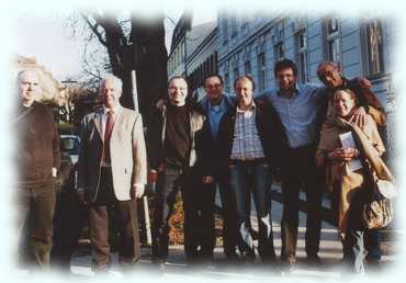 Gruppenphoto mit Oliver, Professor Bartacek, Martin, Harribo, Robin, Werner, Herbert und Gabi