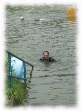 Alex hat das Schwimmen beendet